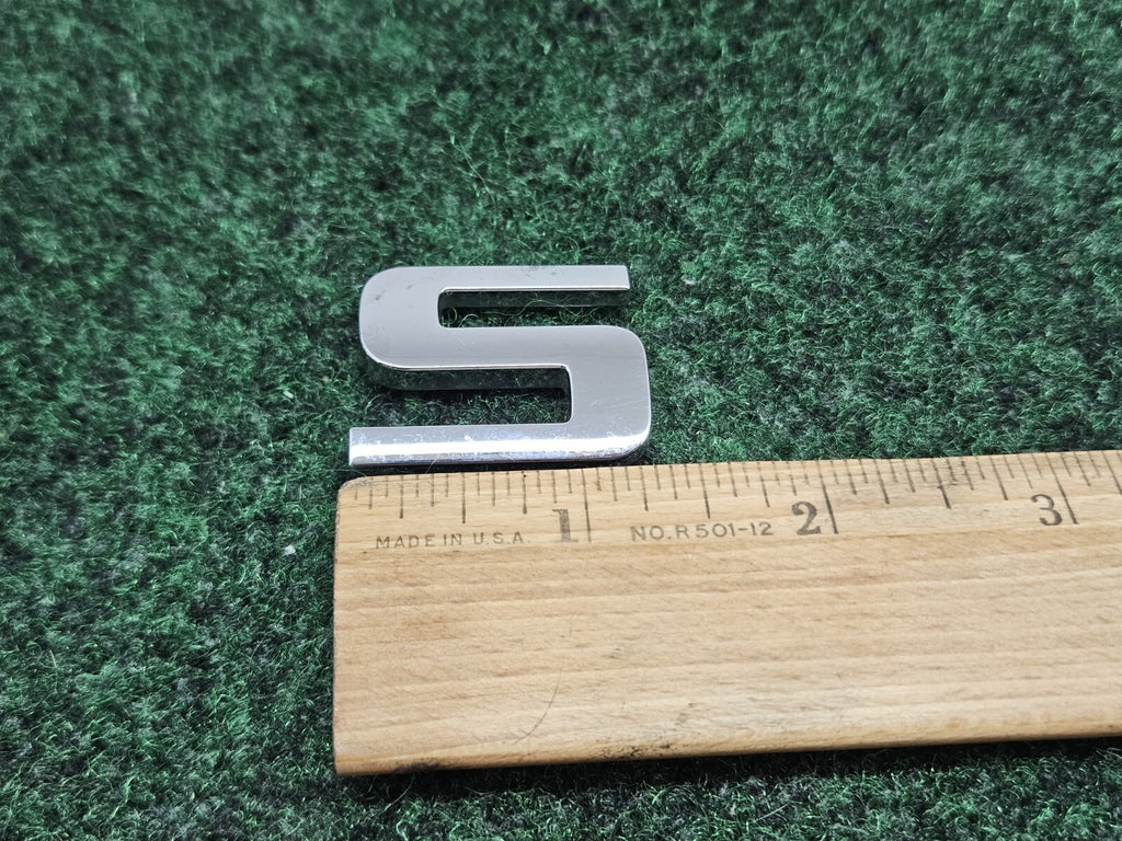 OEM "5" Chrome Individual Number Lettering Emblem Badge Logo 3D Nameplate 7S8