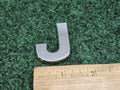 Jeep OEM "J" Chrome Hood Hatch Individual Letter Emblem Badge Logo Nameplate 7S6