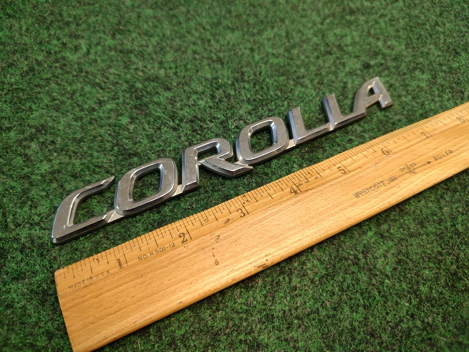 2003 2006 2007 2008 Toyota Corolla Rear Trunk Nameplate Emblem 75442-02070 1S7