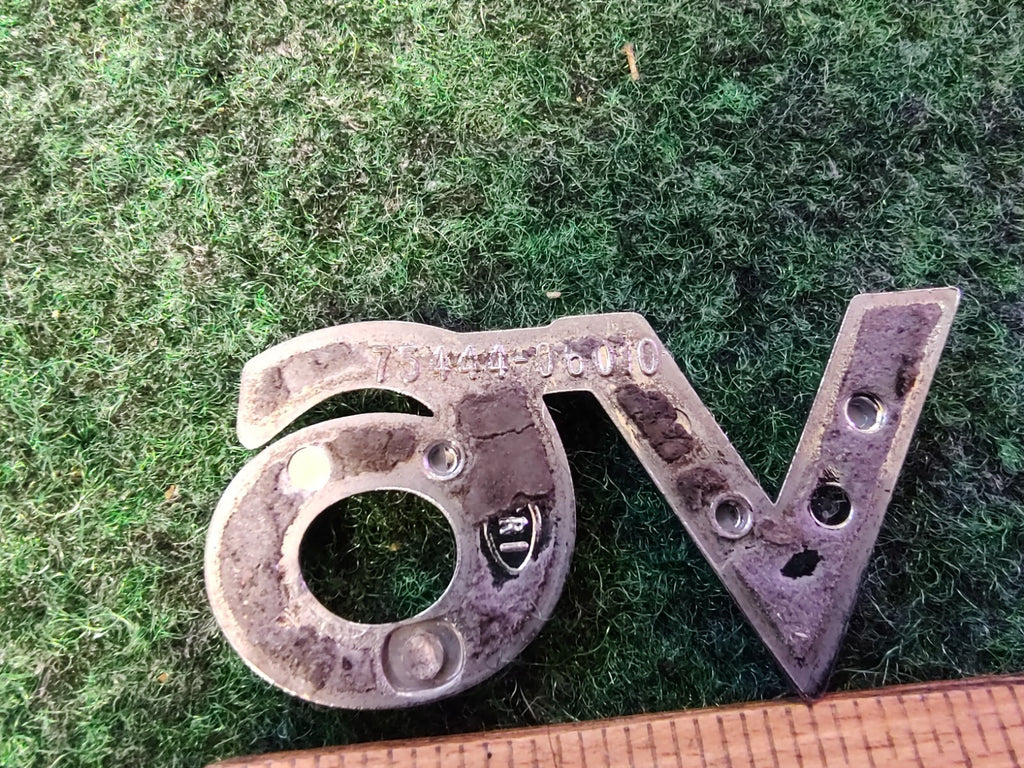 1992 - 1996 Toyota Camry V6 Emblem Logo Letters Badge Trunk Rear Chrome OEM 1M6