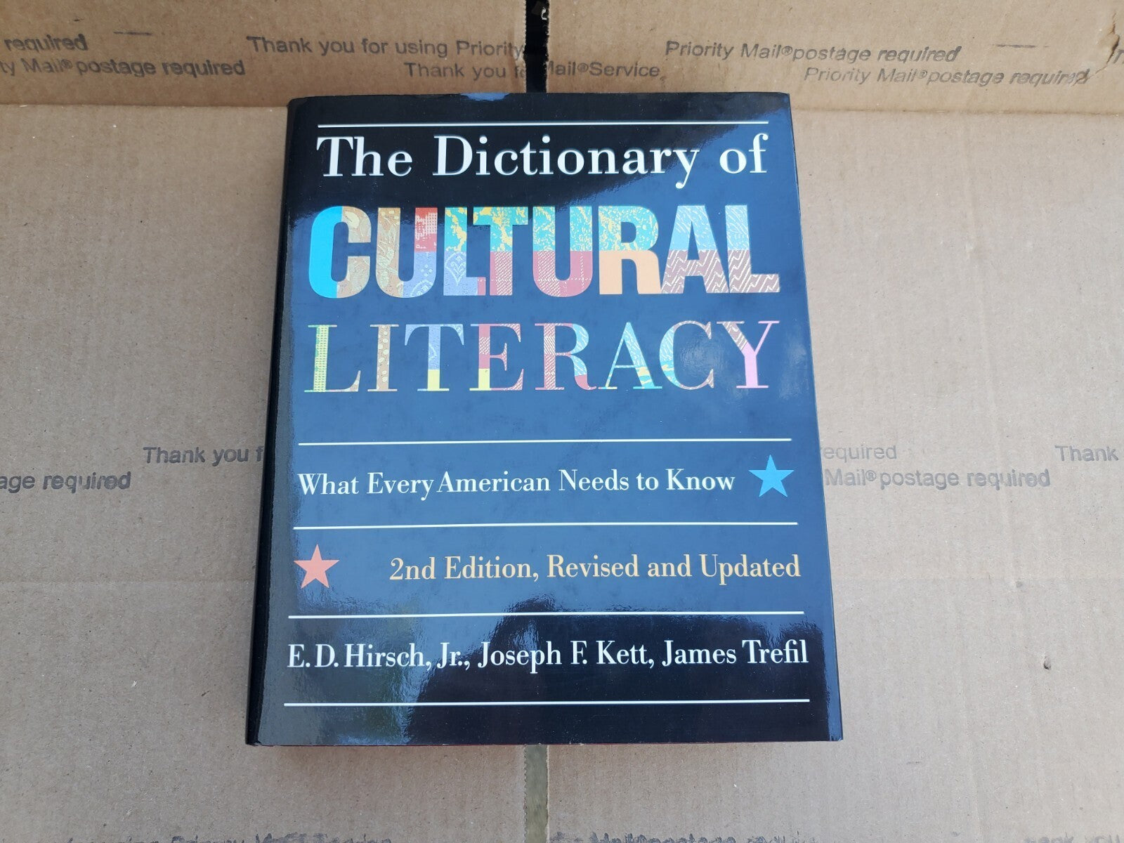The Dictionary of Cultural Literacy - Hardcover By James Trefil B8