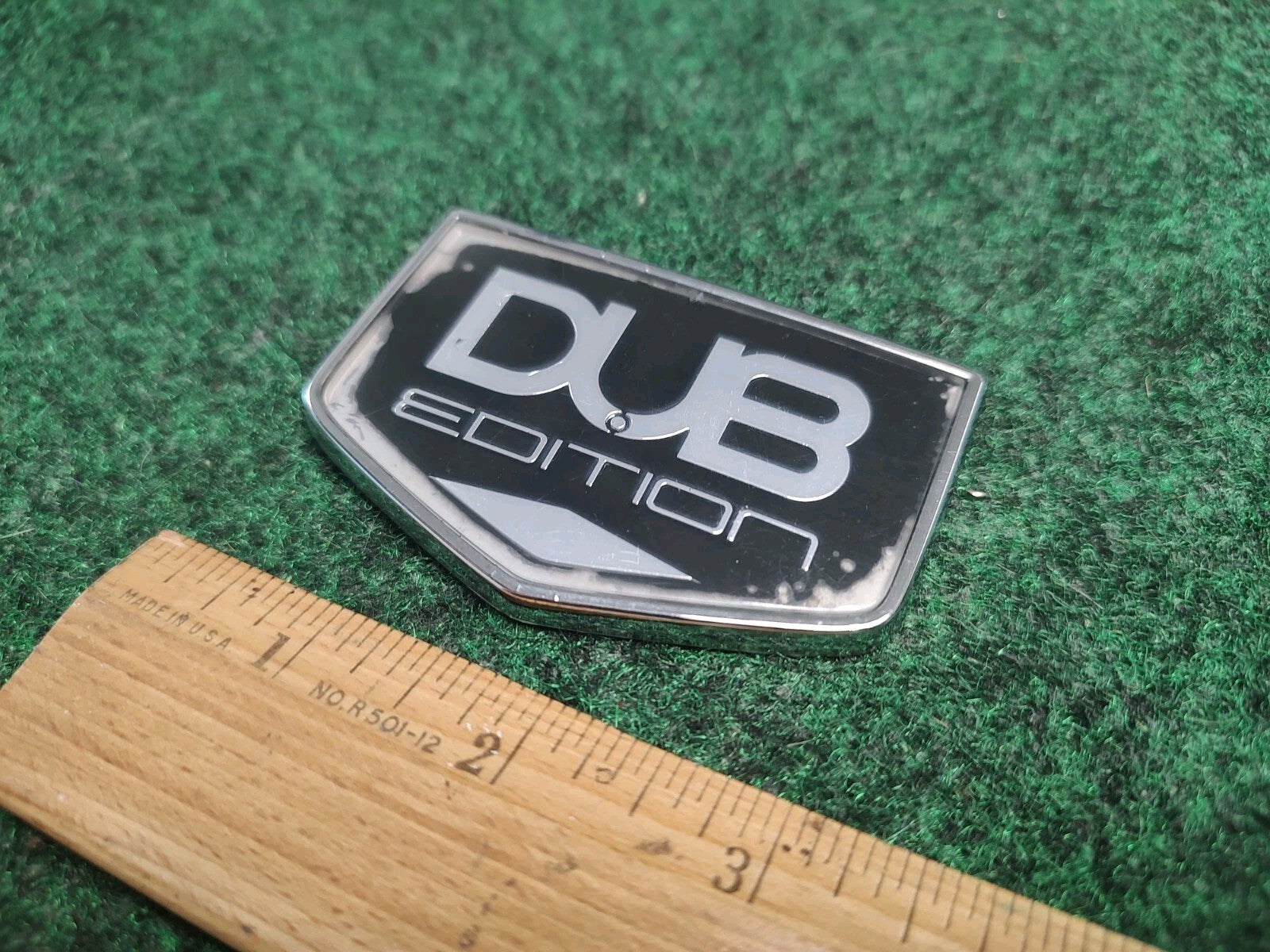 3D DUB EDITION Universal Car Badge Emblem 3M Stick On Hood Fender Trunk 1S3