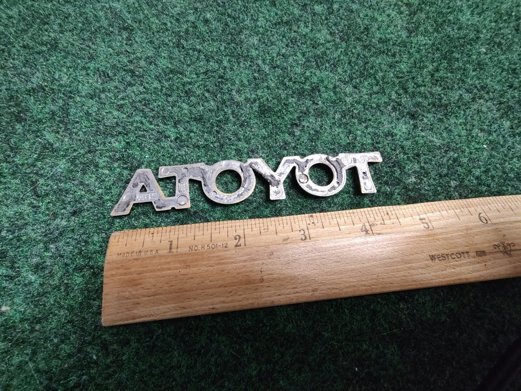 Toyota 4.5" Emblem Badge Logo Nameplate Name Plate Insignia 5S5