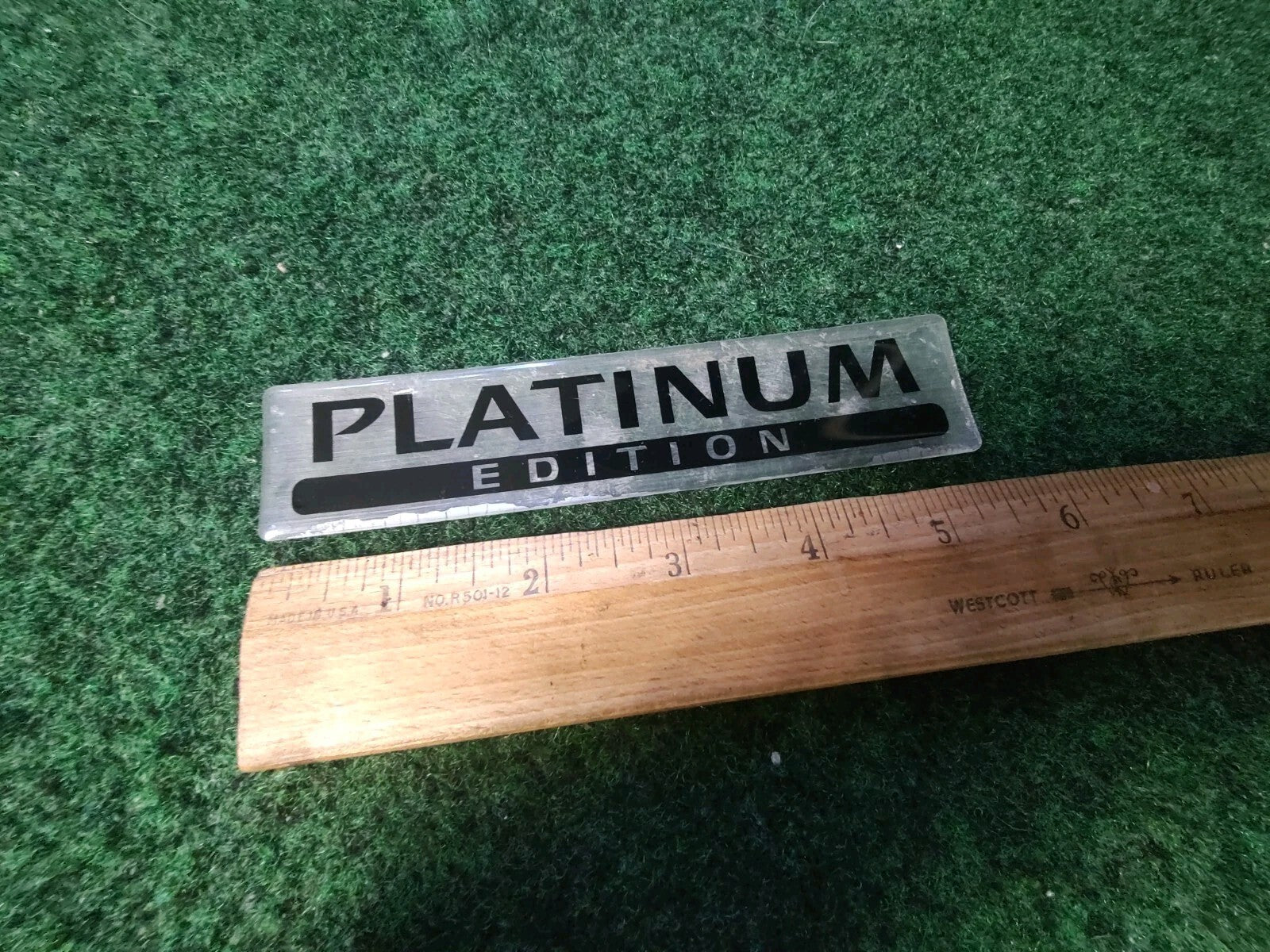 Platinum Edition Emblem Sticker Decal Badge Trunk Fender Nameplate OEM 4S3
