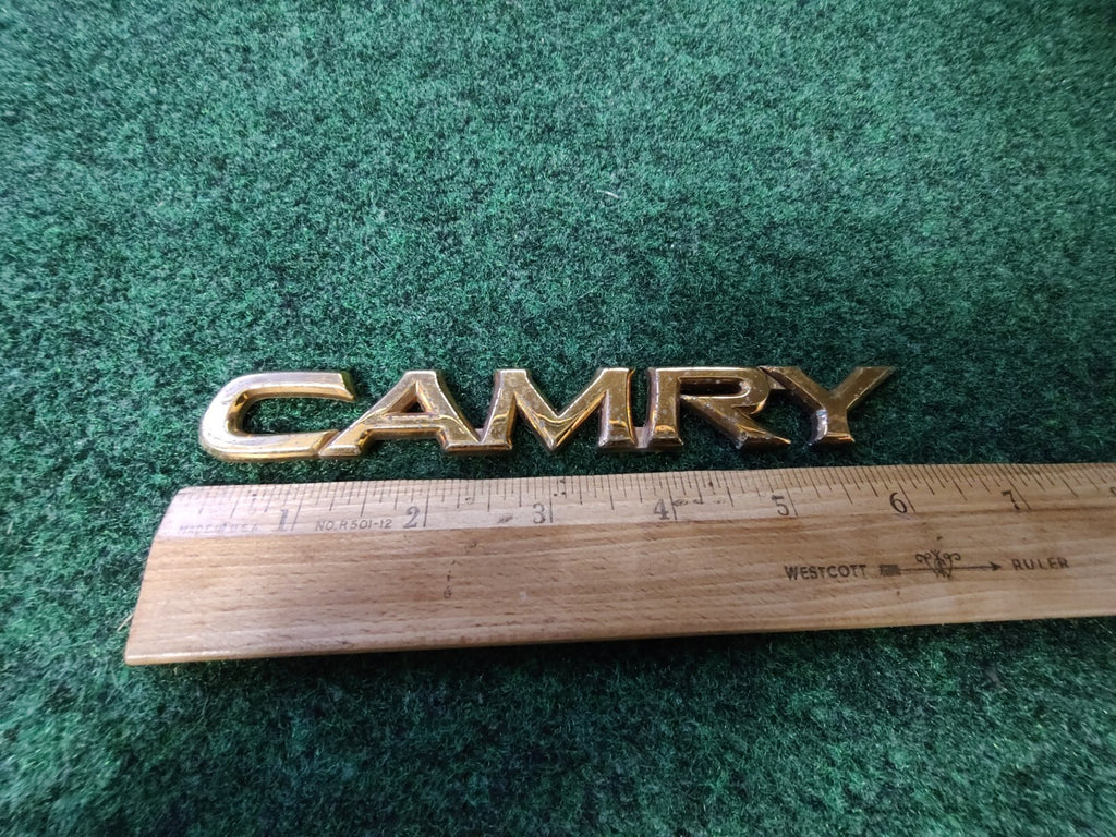 Toyota Camry Gold Trunk Emblem Badge Decal Logo OEM Genuine 75442-AA010 5S6