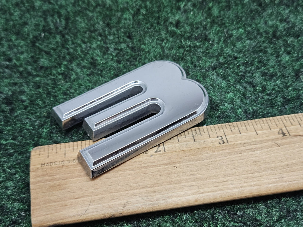 OEM 3D "3" Chrome Individual Number Lettering Emblem Badge Logo Nameplate 7S8
