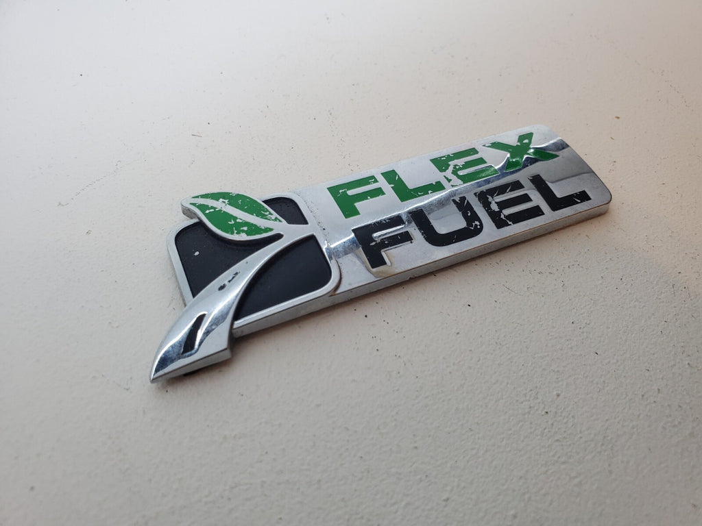 08-12 Ford Escape XLT Rear Gate Chrome Flex Fuel Emblem Badge Logo 2008-2012 5L1