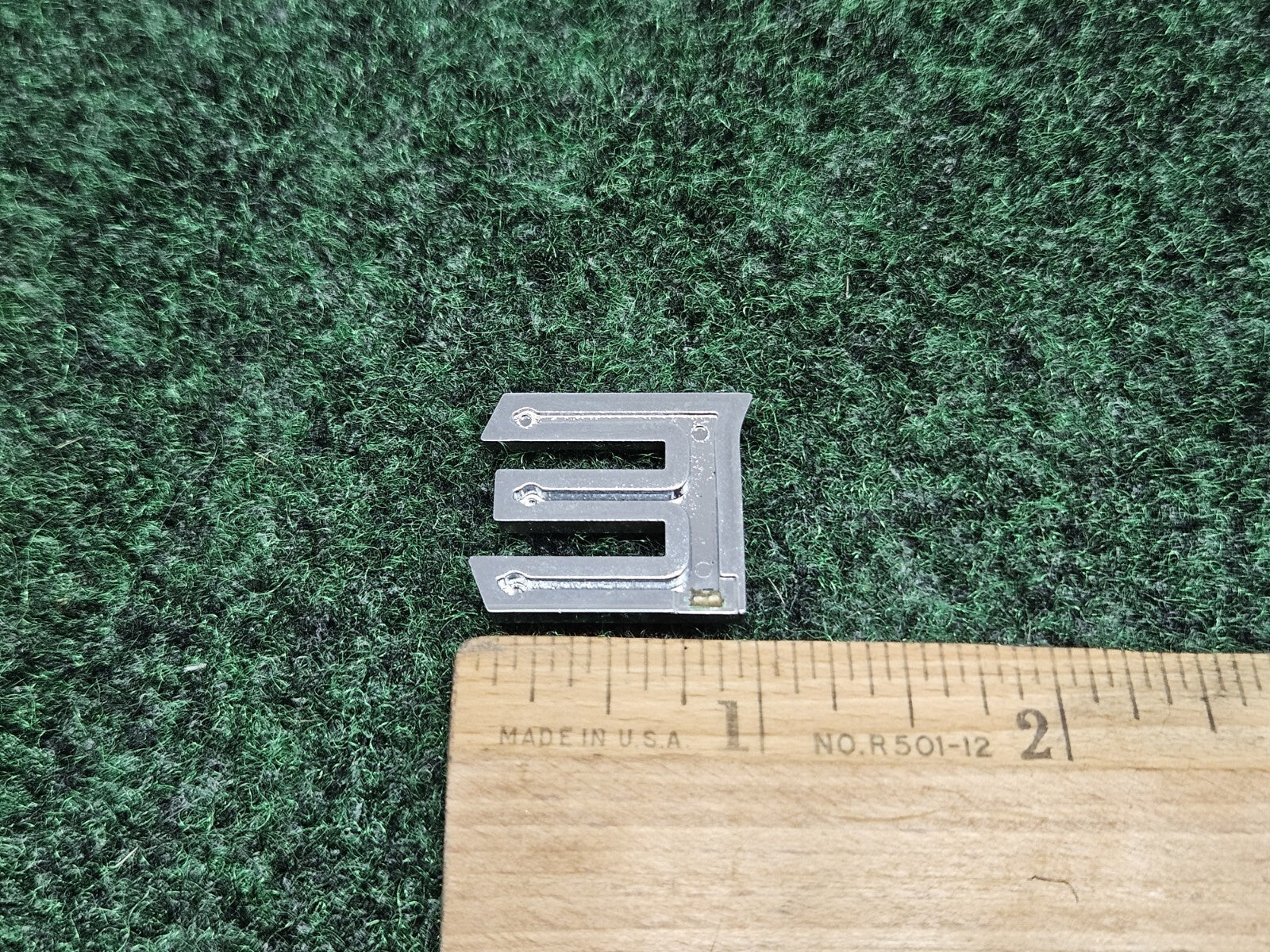 OEM "E" Chrome Individual Sign Letter Lettering Emblem Badge Logo Nameplate 7S6