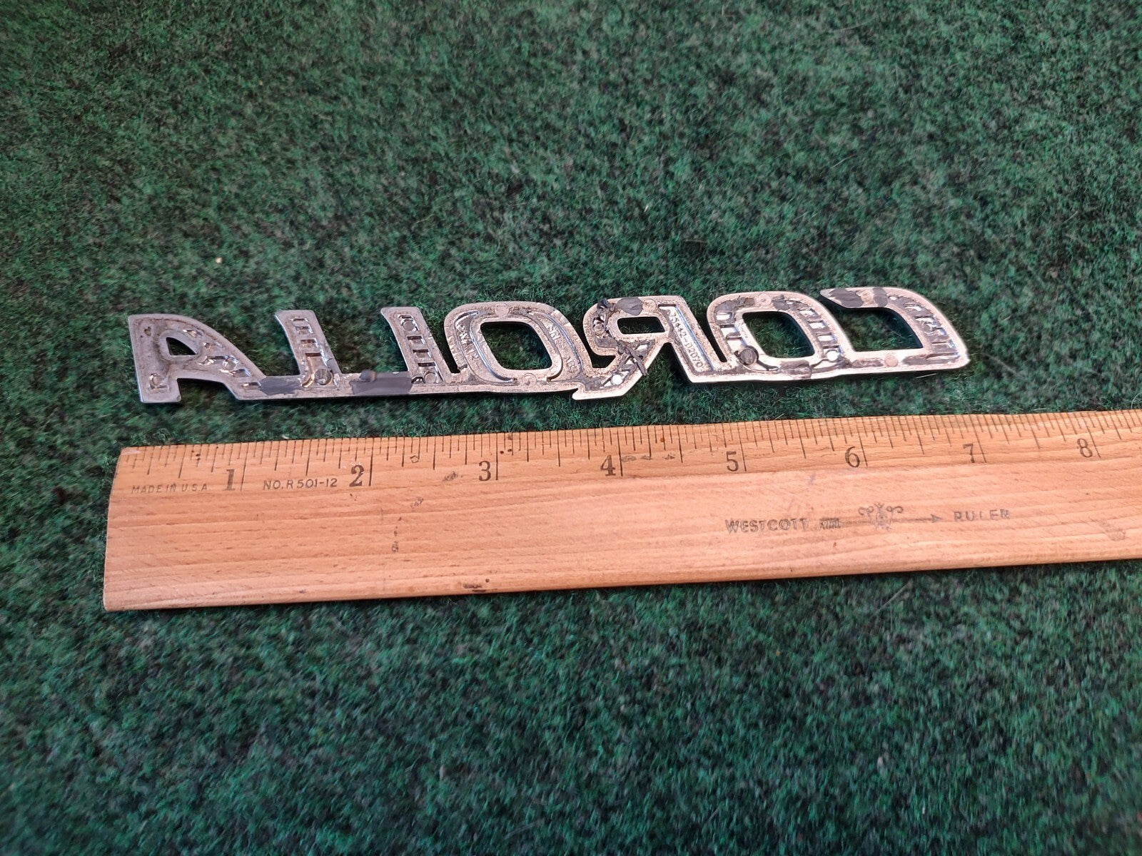 2003 2006 2007 2008 Toyota Corolla Rear Trunk Nameplate Emblem 75442-02070 3S1
