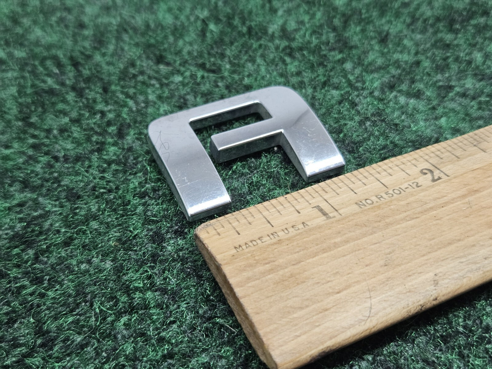 OEM "A" Chrome Individual Letter Lettering Emblem Badge Logo Nameplate 7S9