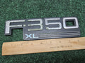 1992-1996 Ford F-350 XL Left Right Fender Emblem Badge F2TB-16B114-FA GL2