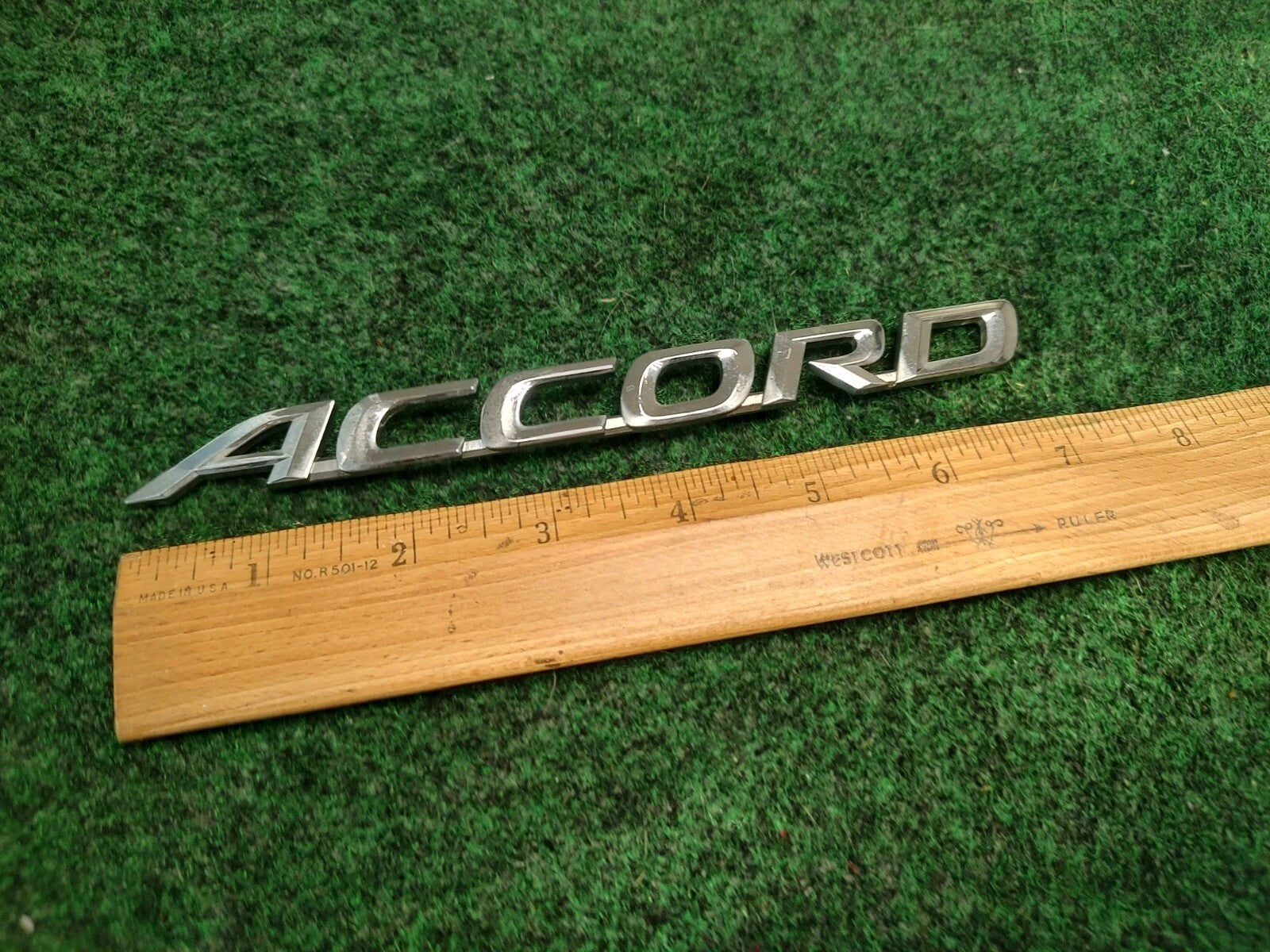 Honda Accord Chrome Emblem Genuine OEM Nameplate Badge 2018-2022 Replacement 3S8