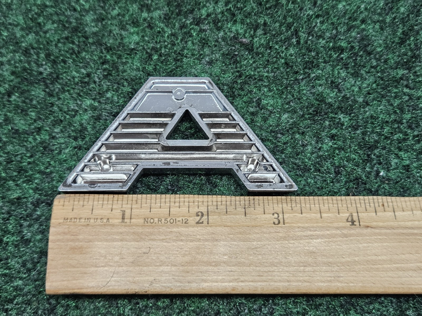 OEM "A" 3D Chrome Individual Letter Lettering Emblem Badge A Logo Nameplate 2S2