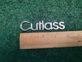 Oldsmobile Cutlass Emblem Nameplate Badge Chrome Metal OEM 4S3