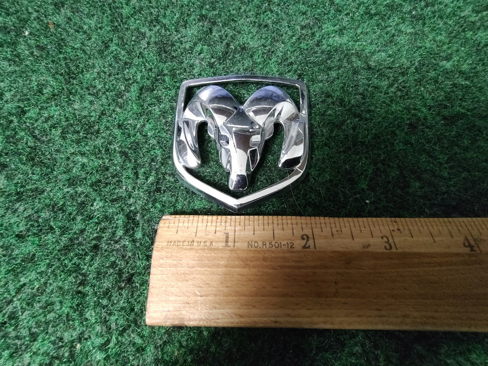 Dodge Front Grille Emblem Logo Badge Name Plate OEM See Measurements 7S2