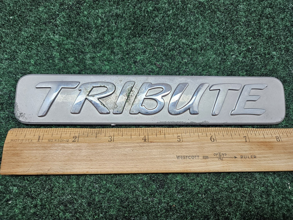 2008 Mazda Tribute Front Side Fender Door Emblem Nameplate ZZC052771 OEM GL1