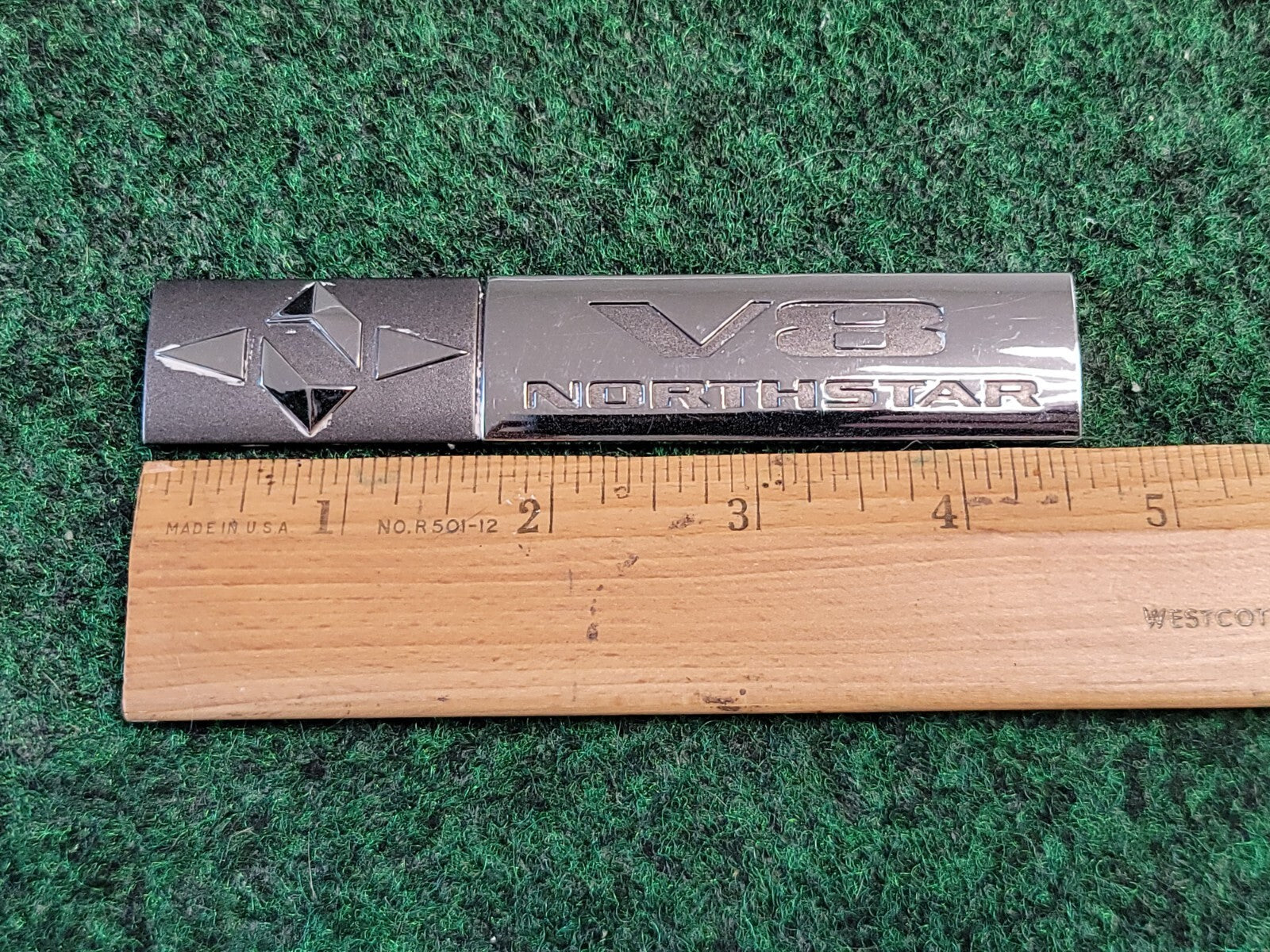 2000-2009 CADILLAC DEVILLE SRX V8 NORTHSTAR EMBLEM LOGO BADGE OEM 7L1