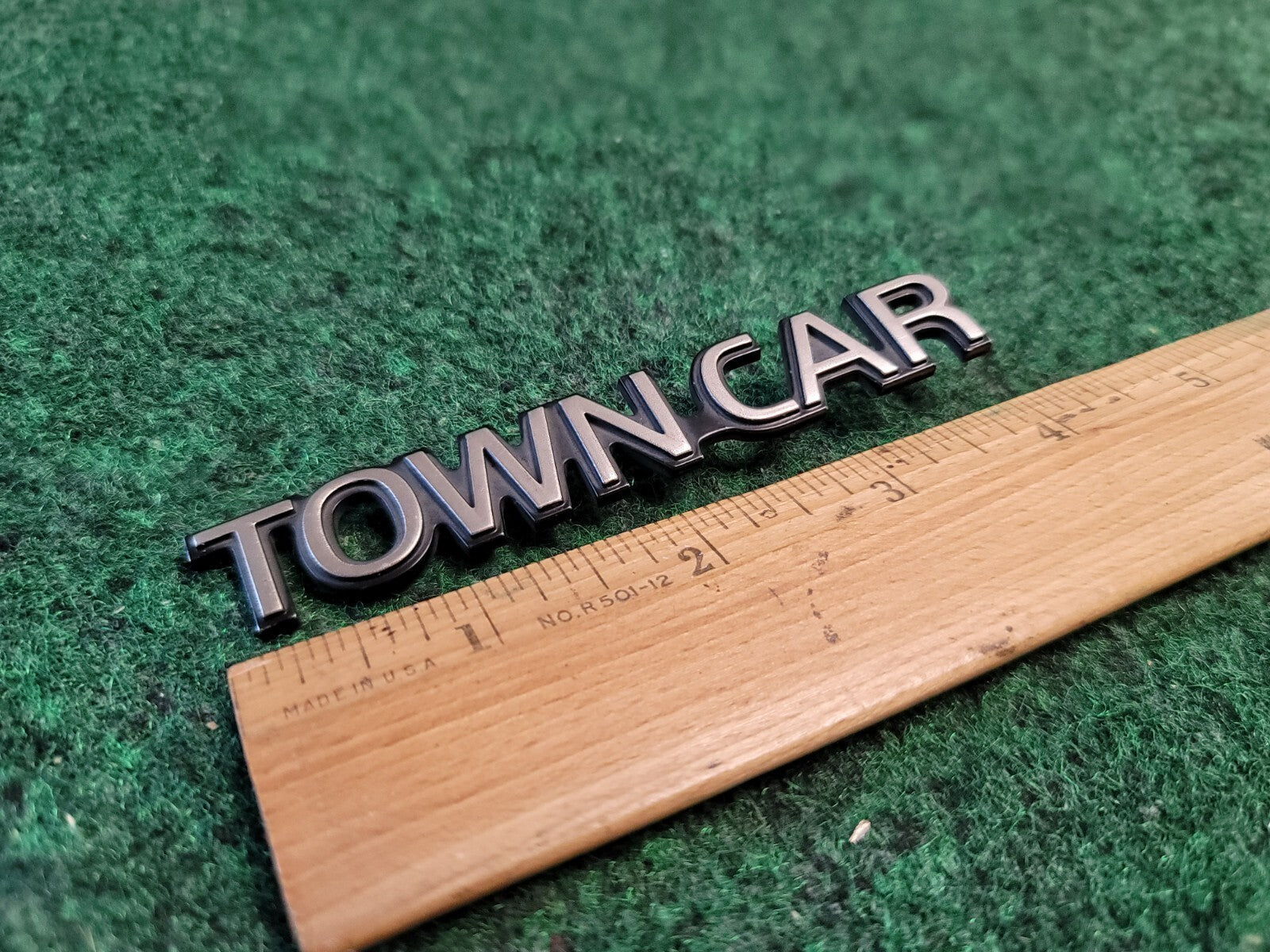 Lincoln "Town Car" Trunk Emblem Badge Nameplate Decal OEM Genuine Original 7L1