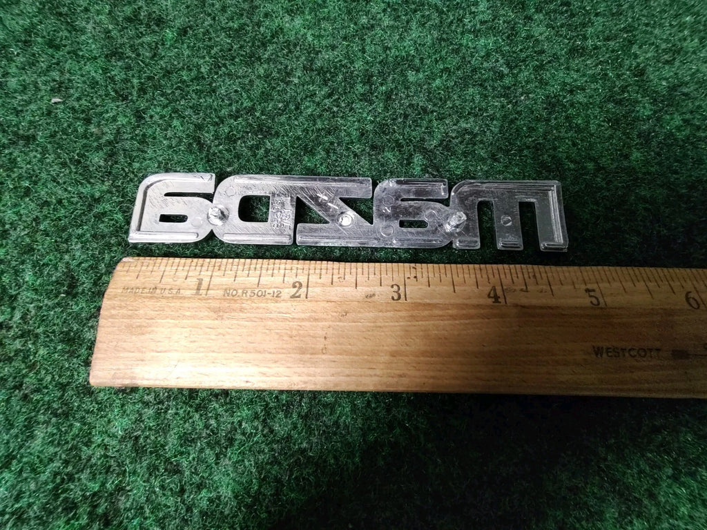 Mazda Chrome Rear Emblem Badge Logo Nameplate Badge OEM ~5" Inch 4S5