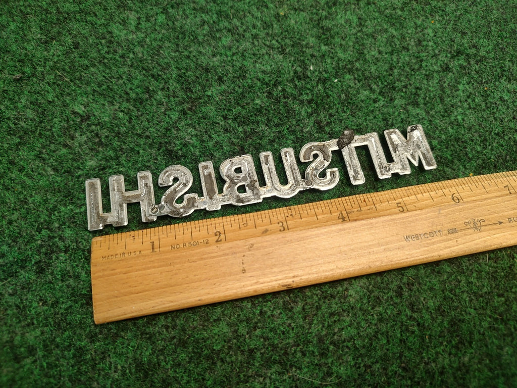 2007-2013 Mitsubishi Outlander Emblem Logo Letter Rear Trunk Tailgate Chrome 3S7