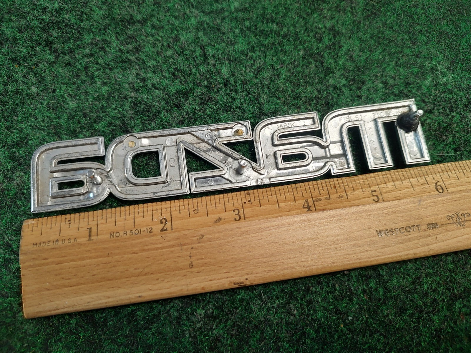 2004-2011 Mazda RX-8 Rear Trunk Lid Chrome Emblem Nameplate OEM F15151710B 3S2