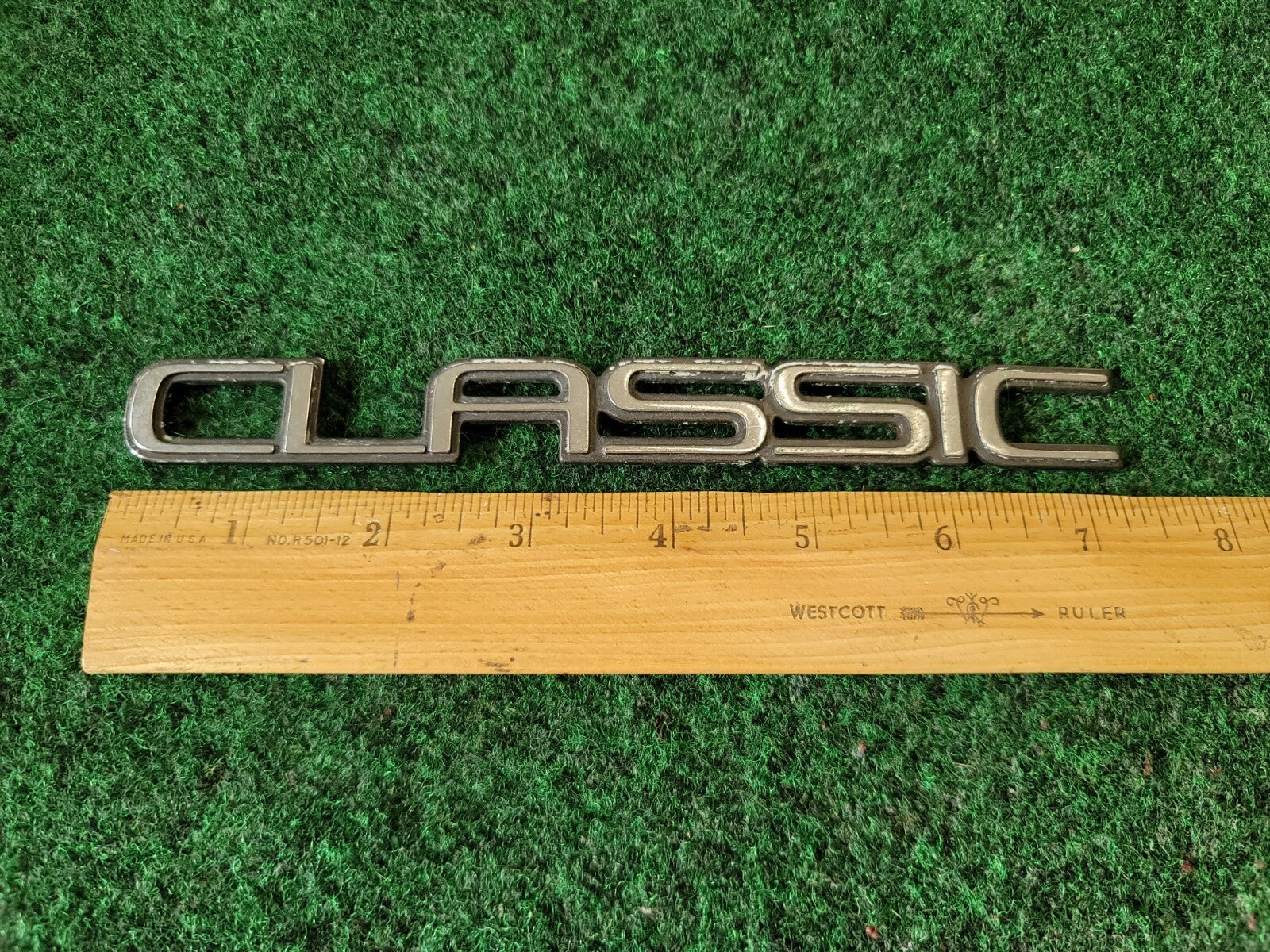 Chevy OEM Caprice Classic Chrome Emblem Badge Logo Nameplate Name Plate 9L9