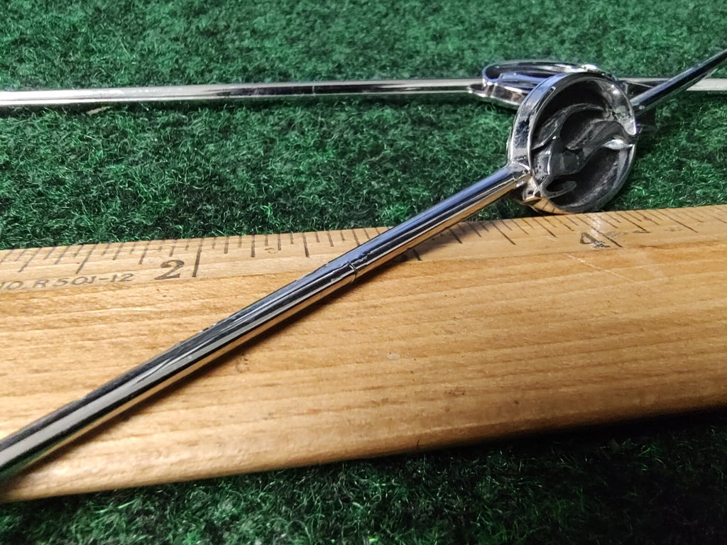 (2) CHEVROLET IMPALA EMBLEM OEM SILVER BLACK CHROME GENUINE 7S1