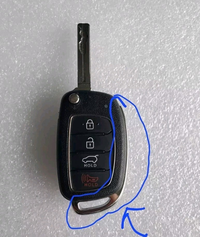 OEM 2015 2016 2017 2018 2019 2020 HYUNDAI TUCSON Key Fob Chrome Handle 7L6