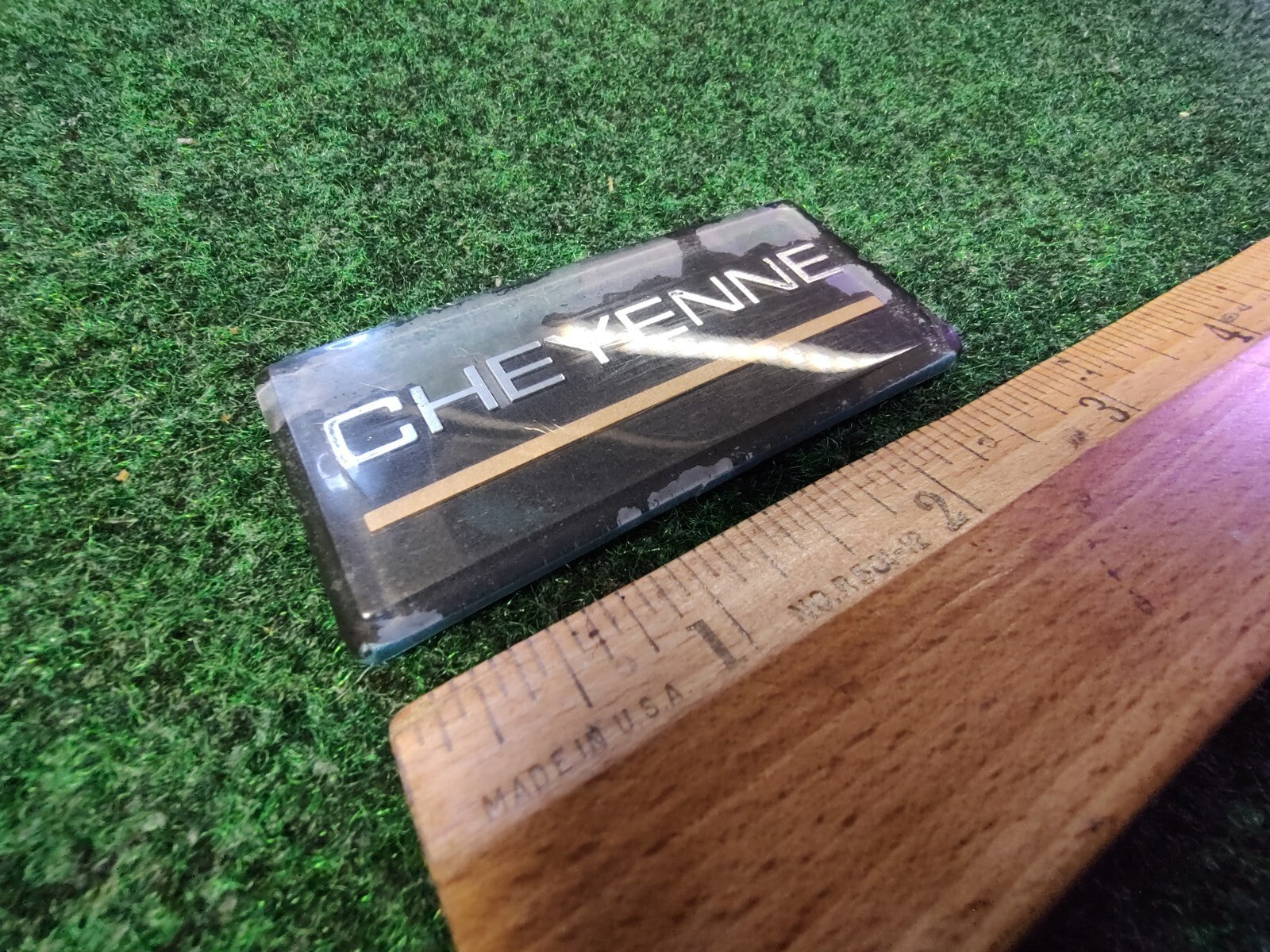 1988-1994 CHEVROLET CHEYENNE SIDE EMBLEM LOGO BADGE SYMBOL SIGN OEM 1M6
