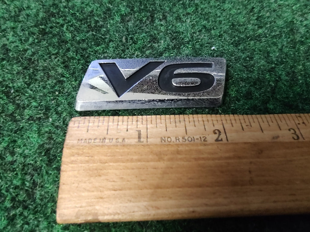 Honda V6 Emblem Logo Badge Symbol Rear Tailgate Trunk 3S6