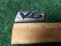 Honda V6 Emblem Logo Badge Symbol Rear Tailgate Trunk 3S6