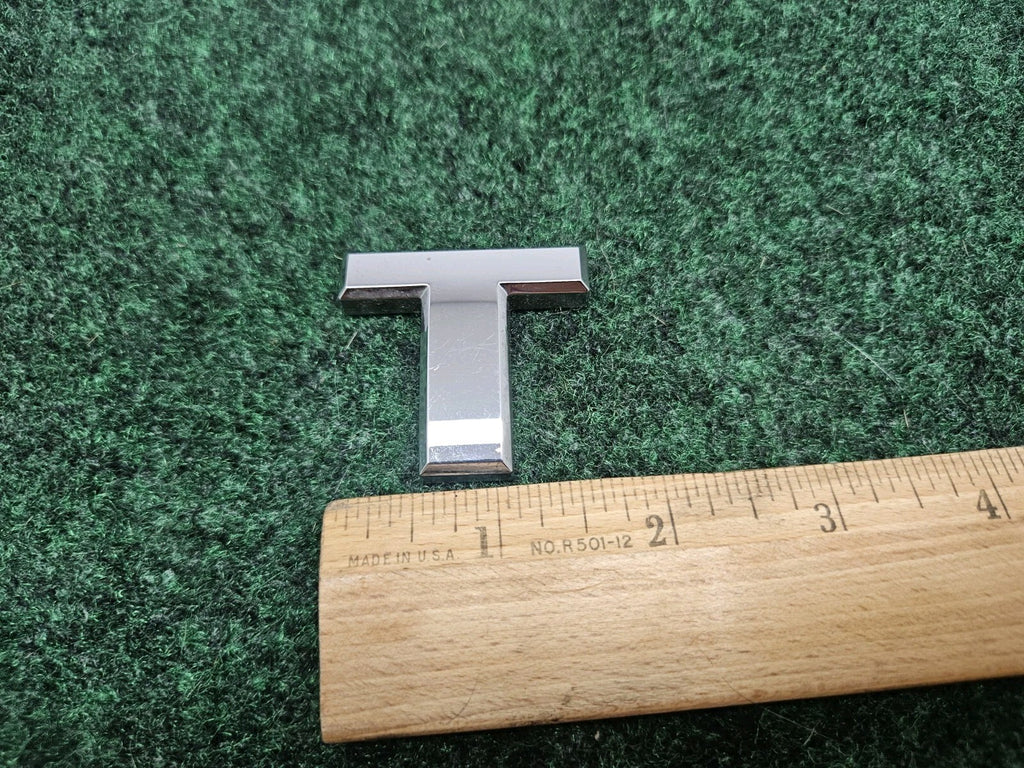 OEM "T" Chrome Individual Letter Lettering Emblem Badge Logo 3D Nameplate 3D 7S7