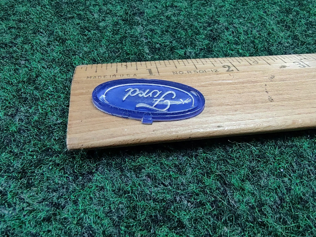 Ford OEM Blue & Chrome 1.25" Emblem Badge Name Plate Nameplate Logo 4S2