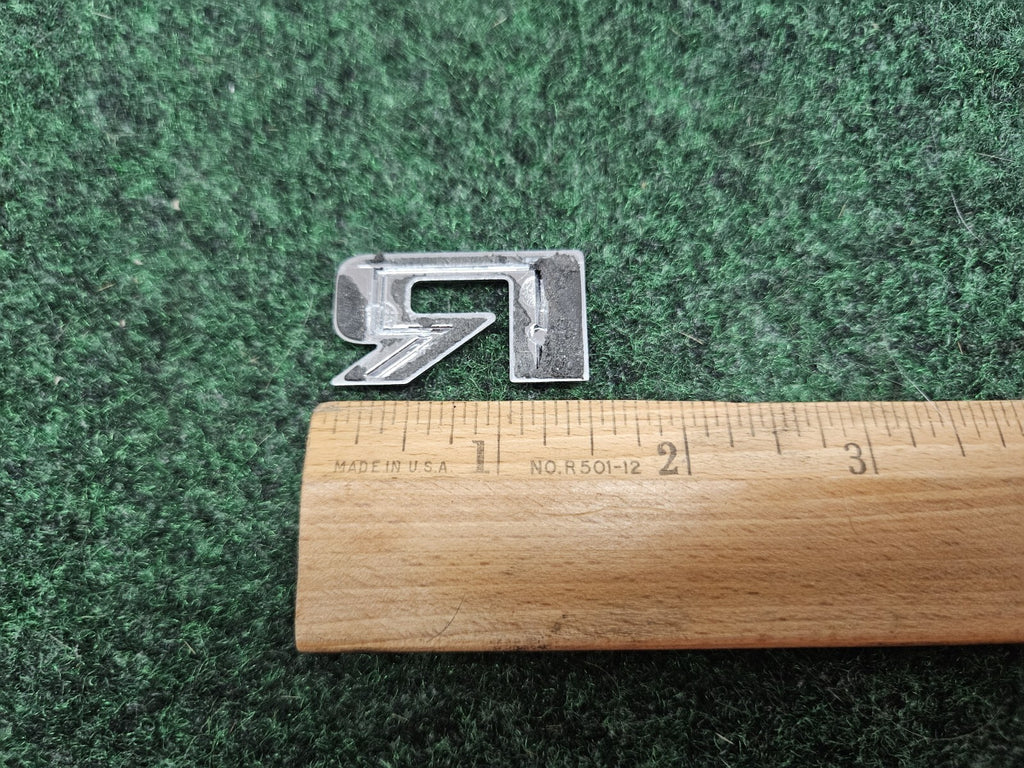 OEM "R" 3D Chrome Individual Letter Lettering Emblem Badge Logo Nameplate R 7S7