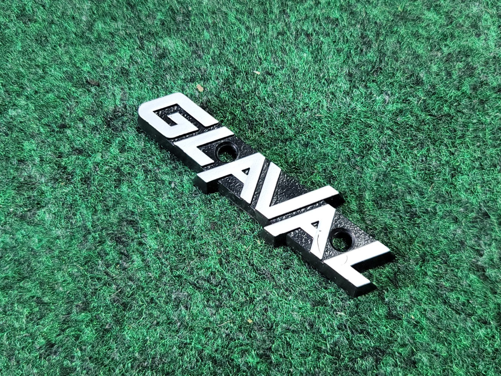 Glaval Armrest Emblem Name Plate Badge Logo OEM Genuine 1M1