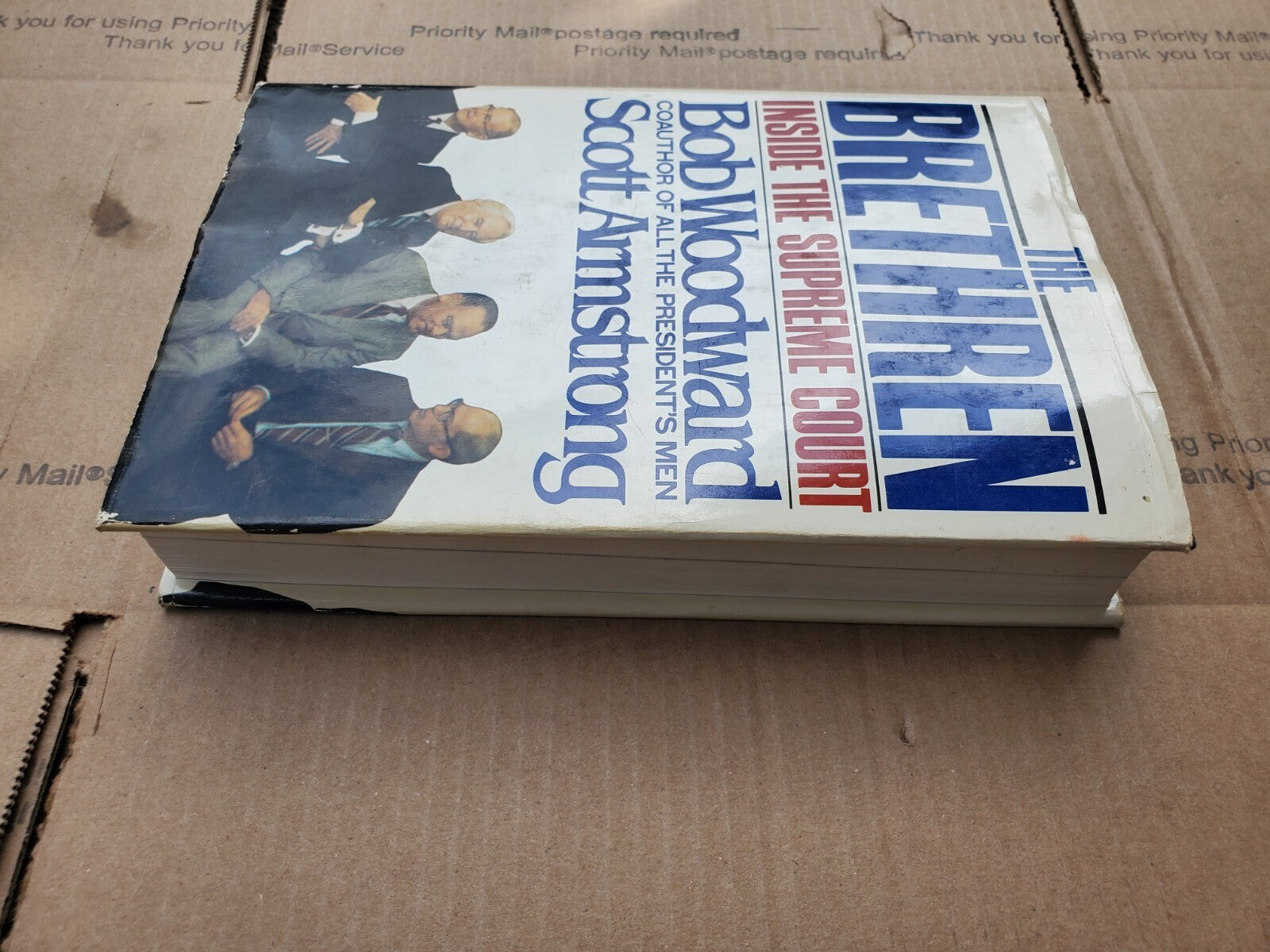 1st Edition The Brethren: Inside the Supreme Court Hardcover By Bob Woodward B7