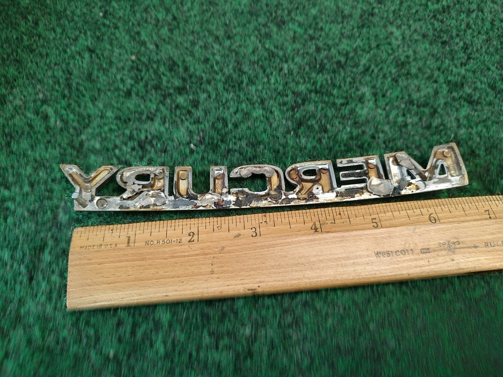 2000-2003 MERCURY SABLE REAR GATE LID EMBLEM BADGE SYMBOL LOGO LETTERS OEM 4S7