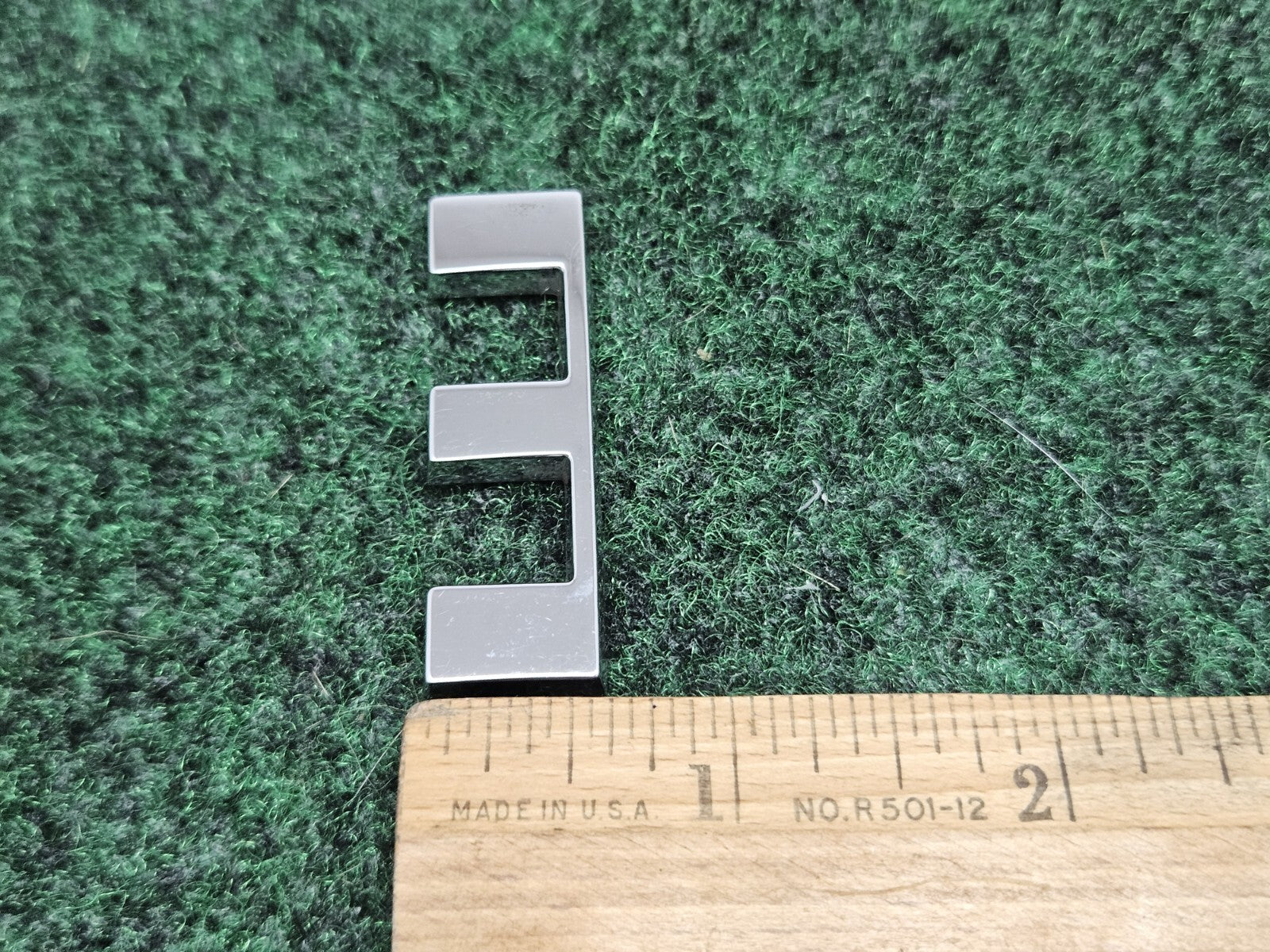 OEM "M" 3D Chrome Individual Letter Emblem Badge Logo Nameplate 7S7