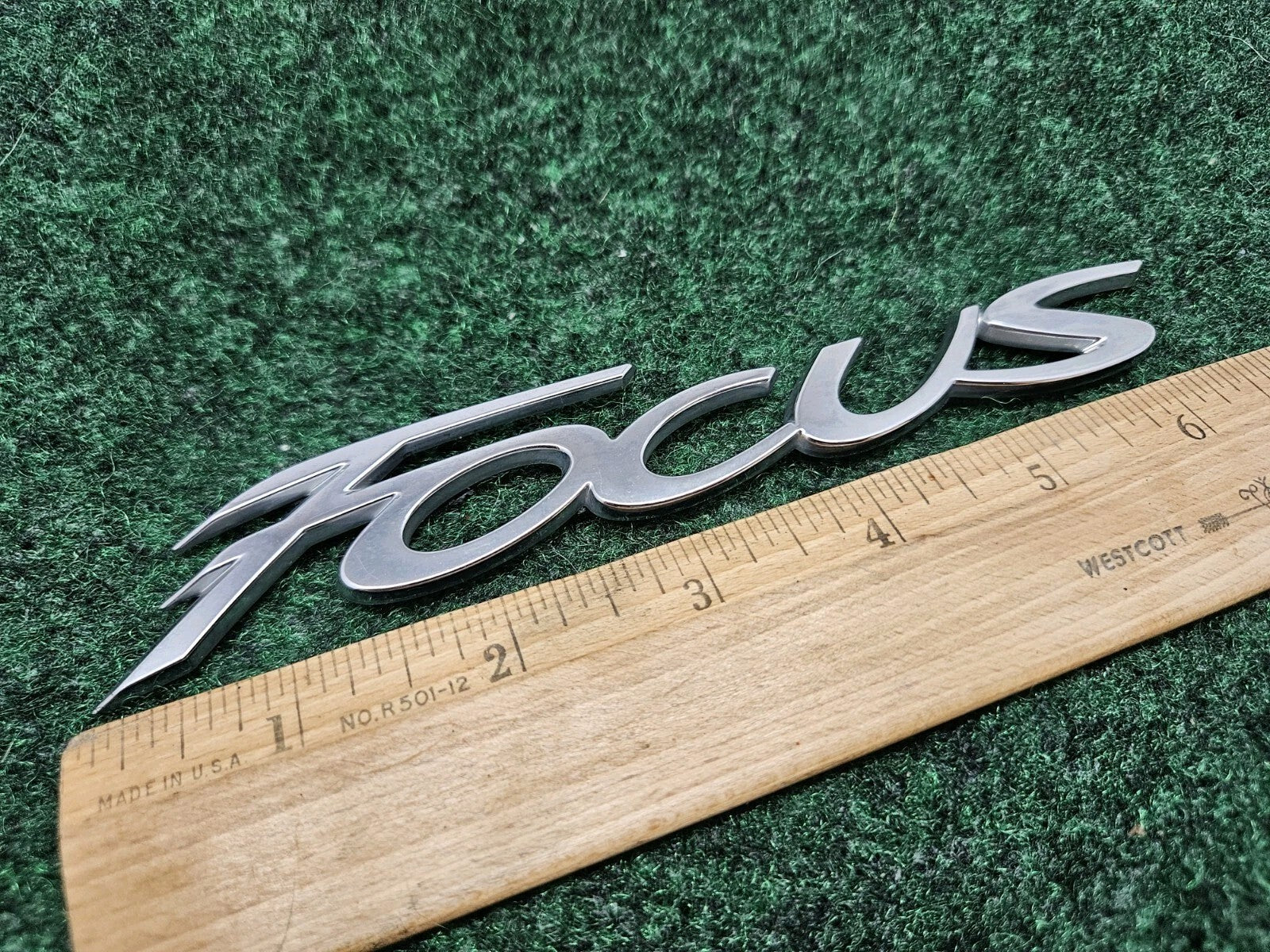 2012-18 Ford Focus Emblem Rear Trunk Chrome Badge Nameplate Logo Letter Name GL1