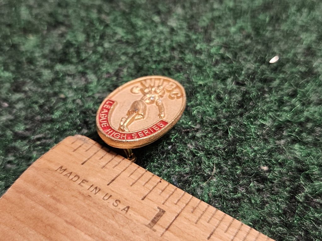 WIBC Bowling Lapel Pins Awards Enamel Club State Pin