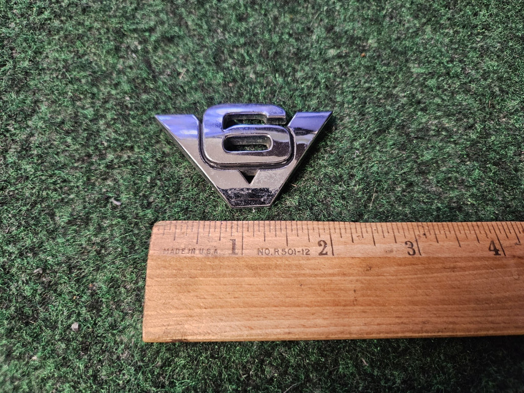 Ford Escape V6 Front Side Fender Emblem Chrome OEM YL8416C144AB 4M9
