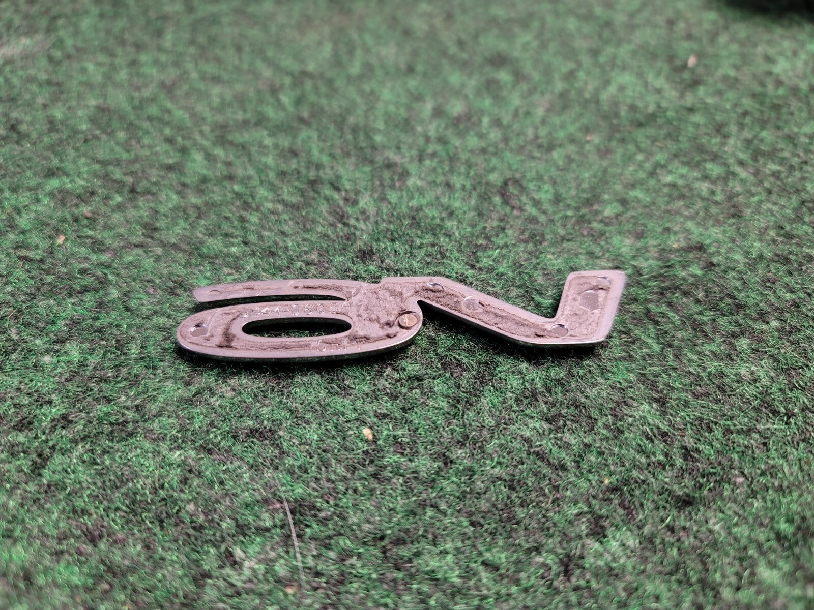1999-2003 Toyota V6 Emblem Side Script Logo Badge Chrome OEM 1M7