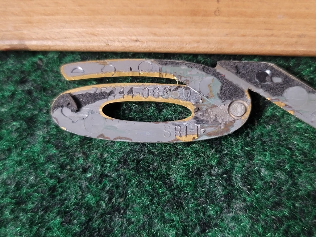 1999-2003 Toyota V6 Emblem Side Script Logo Badge Gold OEM 5S2