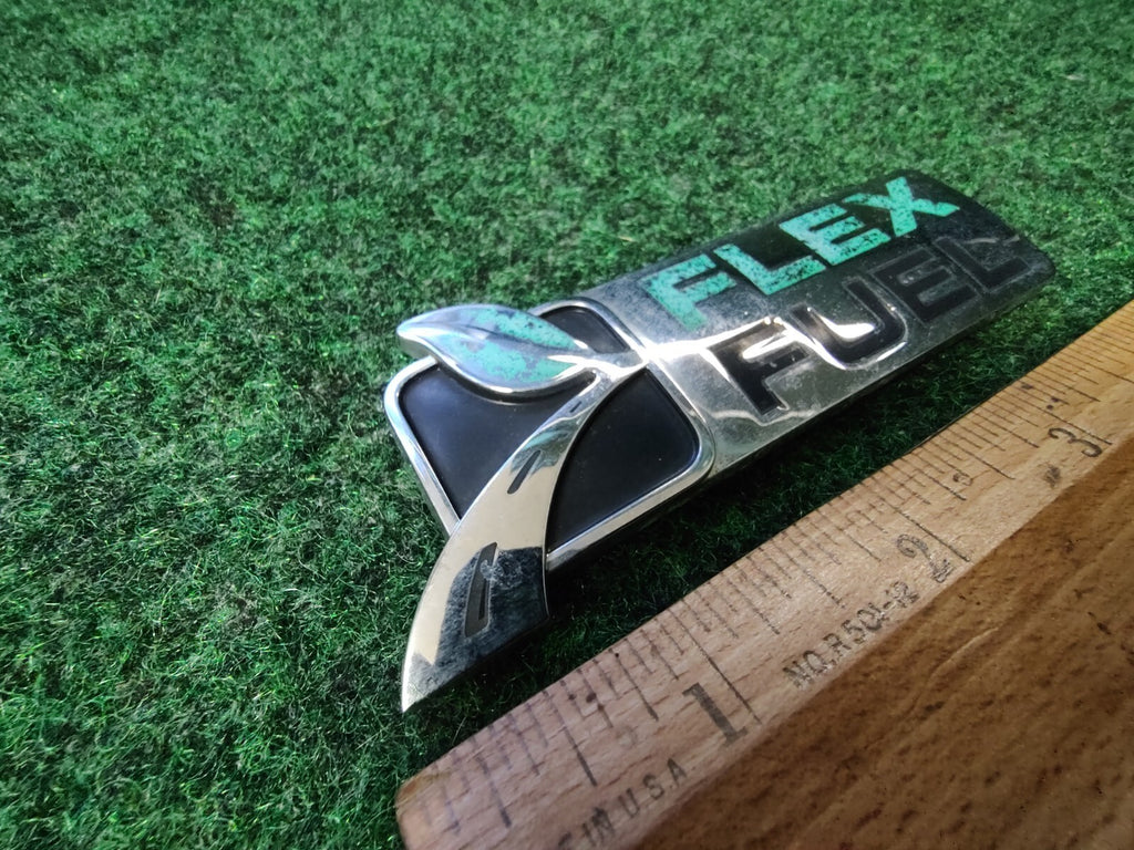 Ford Expedition Escape Super Duty F-150 "FLEX FUEL" NAMEPLATE EMBLEM OEM 5S6