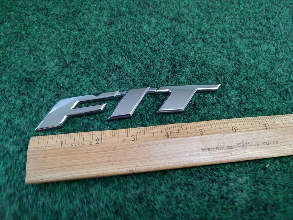 09 10 11 12 13 14 HONDA FIT REAR TRUNK LID CHROME EMBLEM LOGO BADGE SIGN 4S1