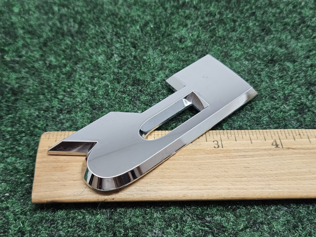 OEM "R" 3D Chrome Individual Letter Lettering Emblem Badge Logo Nameplate 7S9