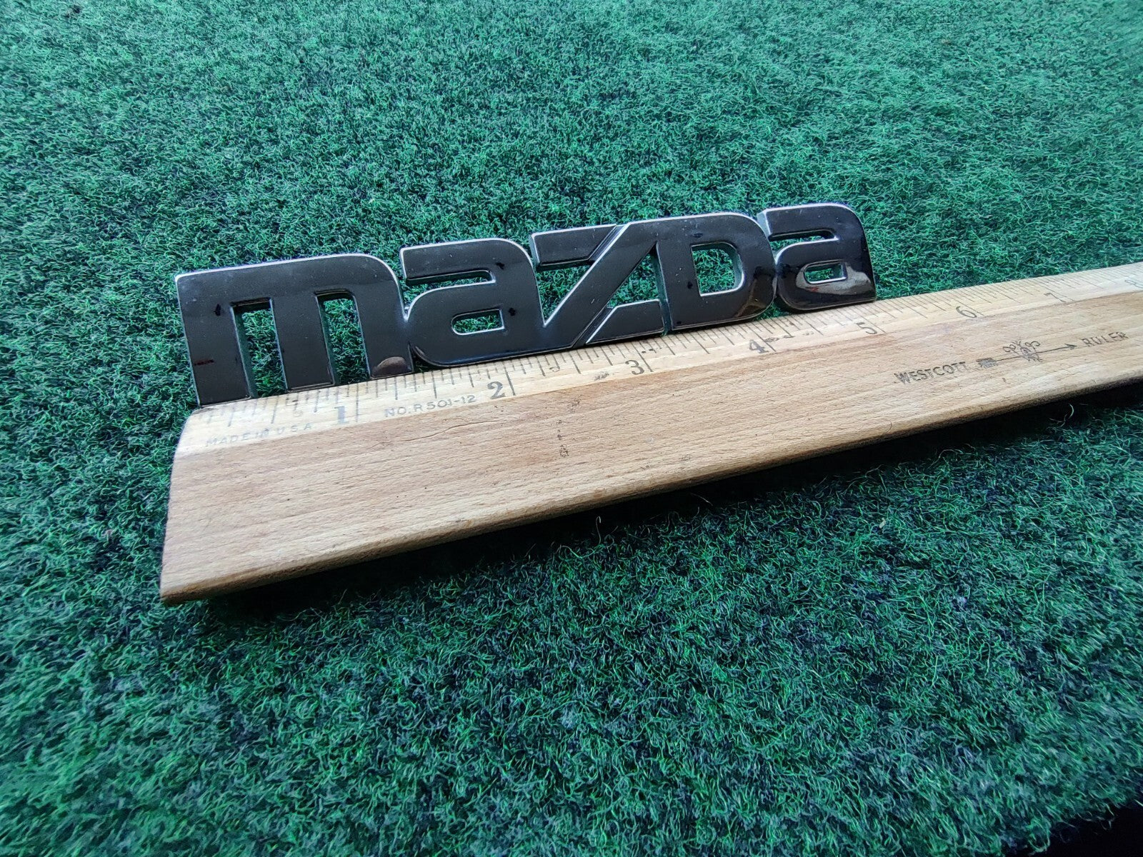 1999 00 2001 2002 2003 Mazda Protege Rear Trunk Nameplate Emblem B25D-51-710 5S3