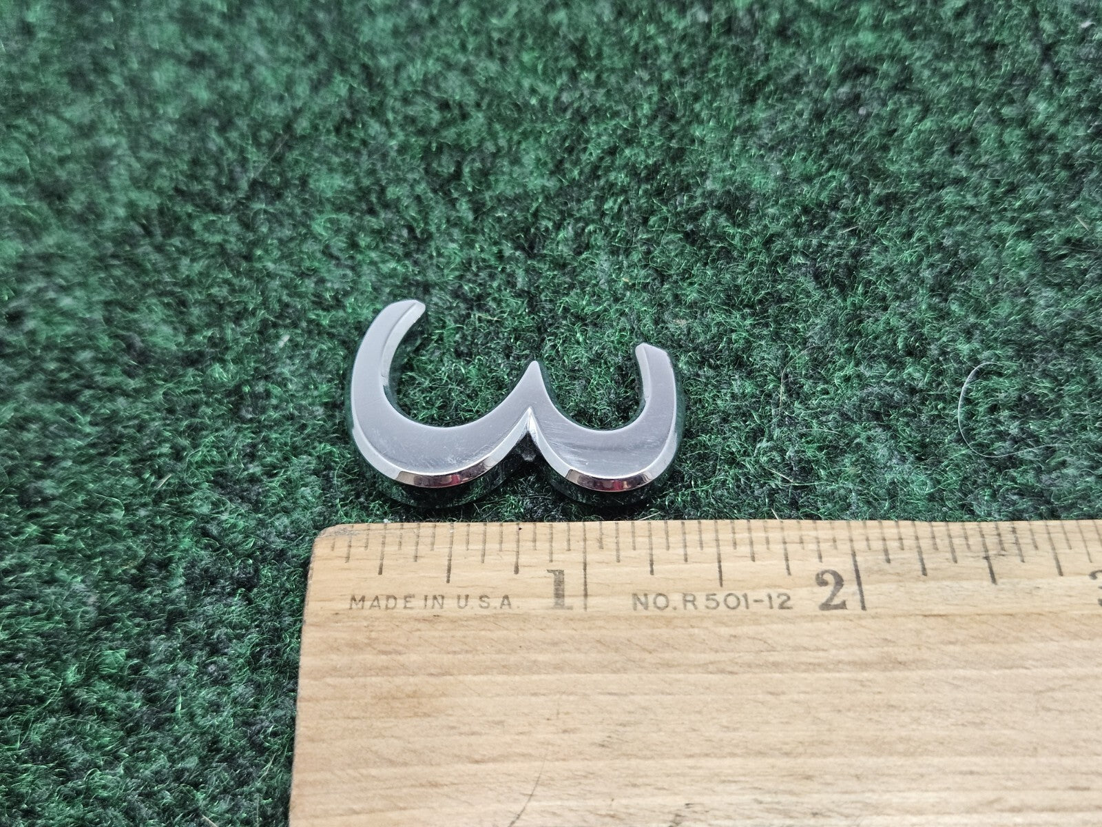 OEM "3" Chrome Individual Number Lettering Emblem Badge Logo 3D Nameplate 3 7S7
