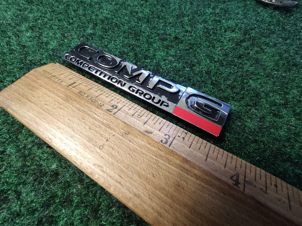 Car Truck Rear Lid COMPETITION GROUP Emblem Badge Sticker NAME PLATE 6S4