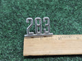 Vintage 1964-66 Chevy Impala Nova Chevelle Camaro "283" Emblem Metal 3863852 7S9